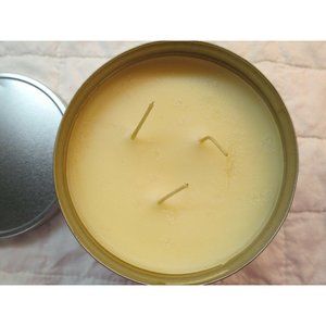 3 Wick Candle State of Mind 16 oz Sanctuary Surprise in Tin Cream Colored